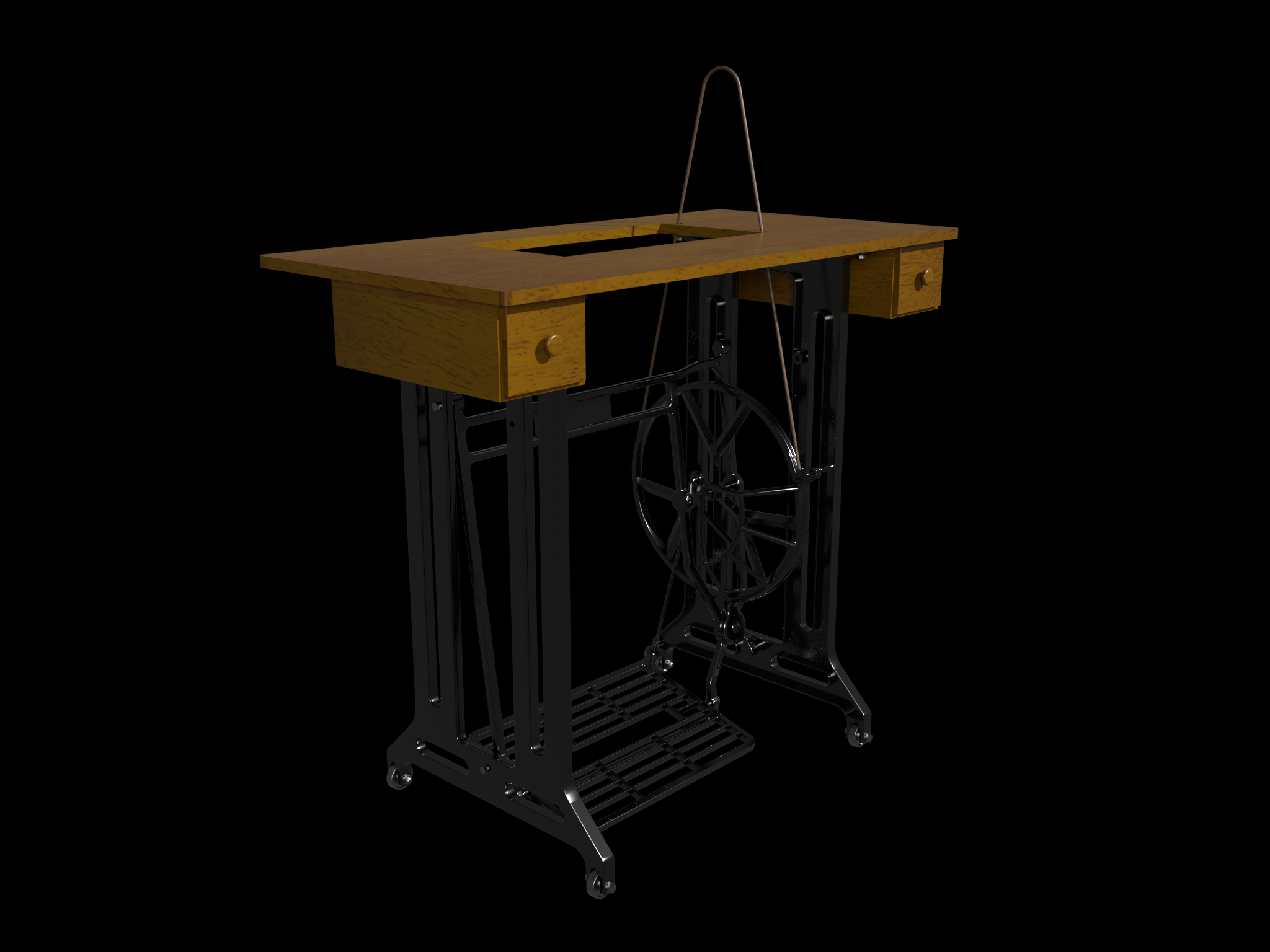Sewing machine table frame preview image 2